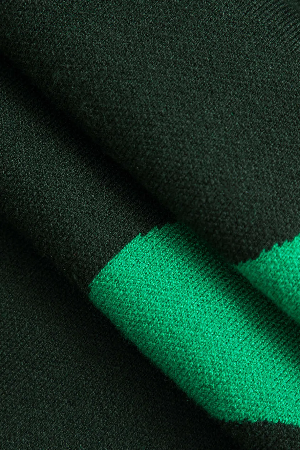 Color Block Asymmetrical Sweater Dress