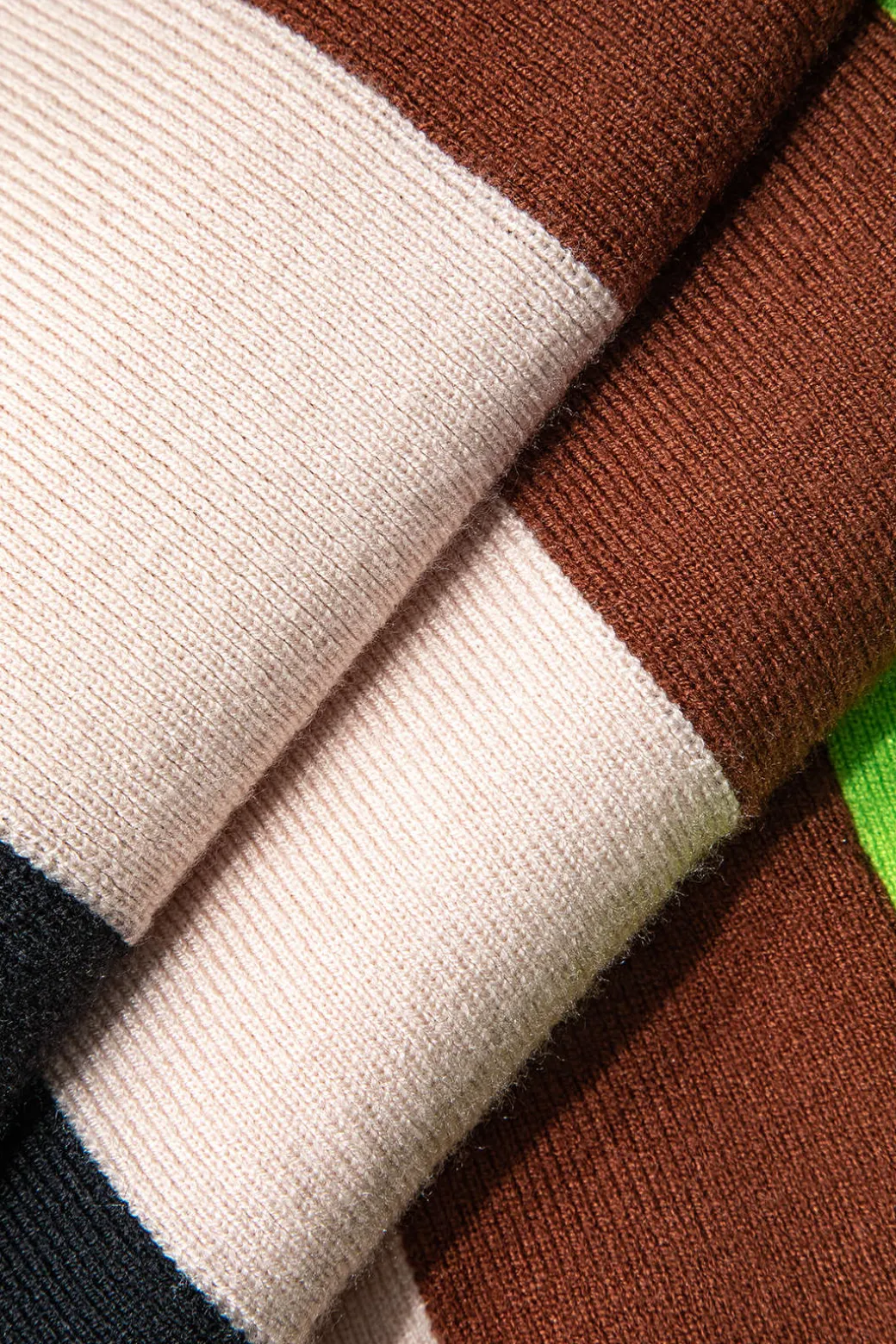 Color Block Cut Out Slip Knit Midi Dress