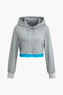 Color Block Hooded Jacket