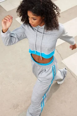 Color Block Hooded Jacket