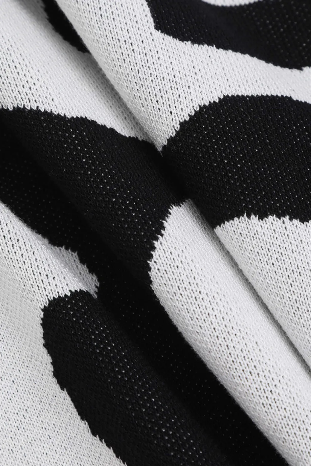 Colorblock One Shoulder Slit Knit Dress