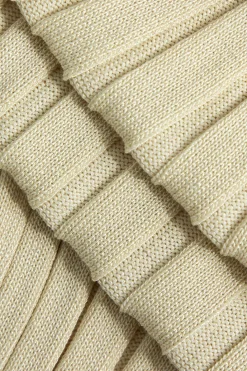 Contrast Knit Crossed Tie-Up Tank Top