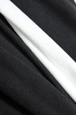 Contrast Long-Sleeve Top