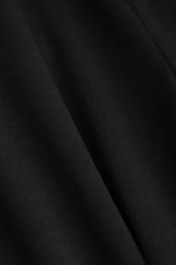 Contrast Pocket Wide Leg Trousers