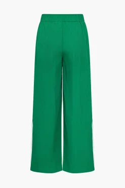 Contrast Side Stripe Pocket Elastic Waist Pants