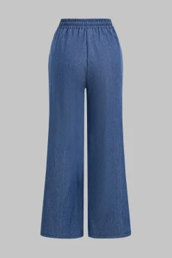 Contrast Stand Collar Zipper Jacket And Patchwork Denim Pants