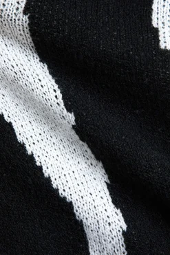 Contrast Sweater Long-Sleeve Top