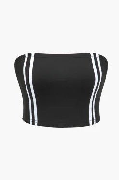 Contrast Tie-Up Trouser Sets