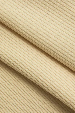 Contrast Trim Ribbed Tube Top And Shorts Set