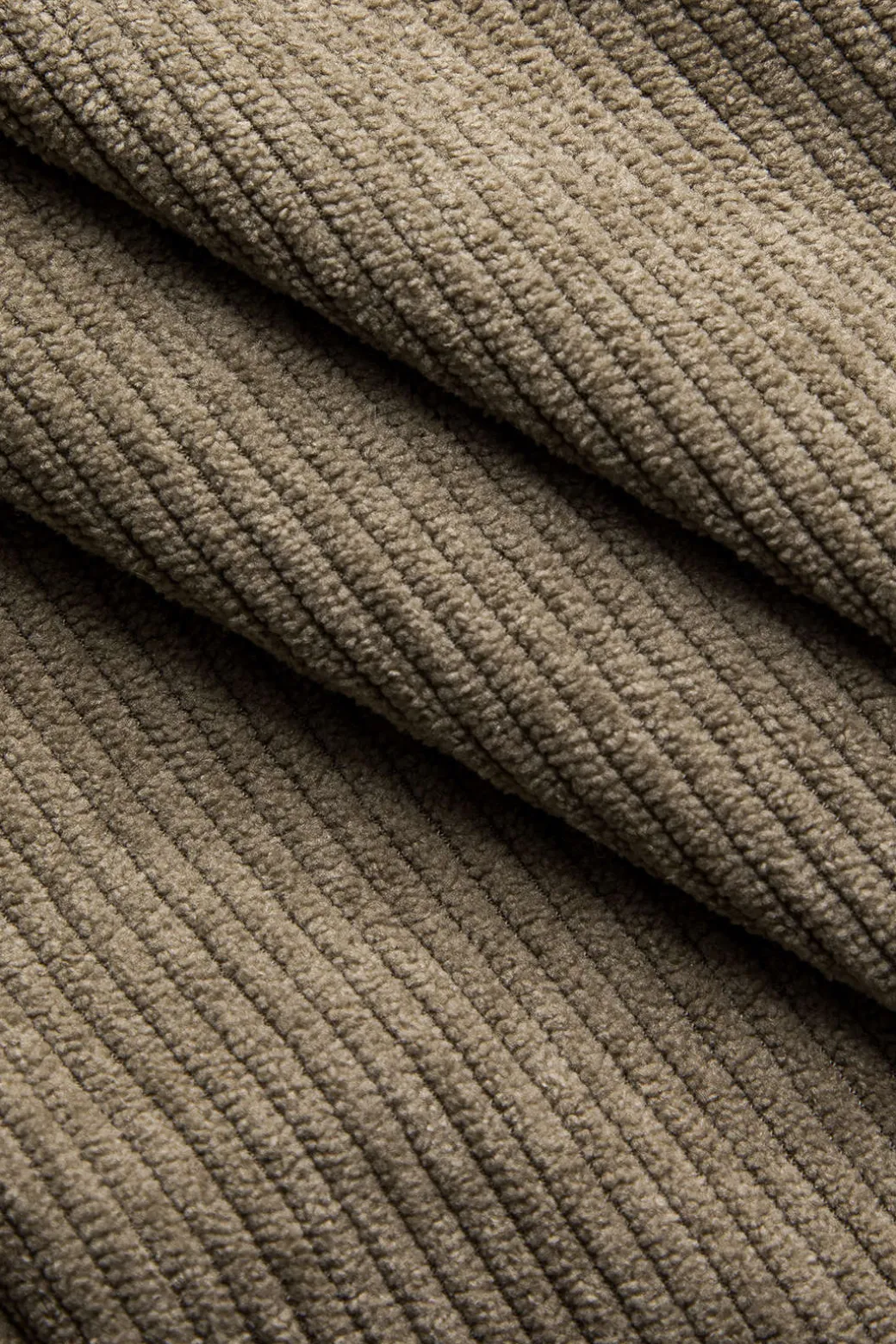 Corduroy Tie Front Wide Leg Trousers