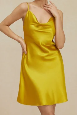 Cowl Neck Slip Dress Lingerie