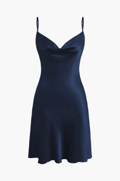 Cowl Neck Slip Dress Lingerie