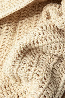 Crochet Shell Tassel Knit Skirt