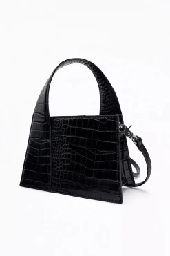Crocodile Pattern Square Tote Bag