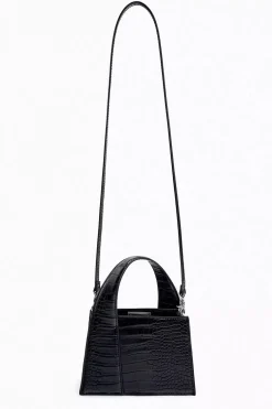 Crocodile Pattern Square Tote Bag