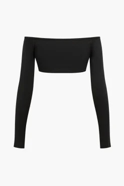 Crop Off Shoulder Top And Skirt Set