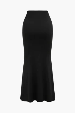 Crop Off Shoulder Top And Skirt Set