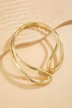 Cut Out Asymmetrical Necklace