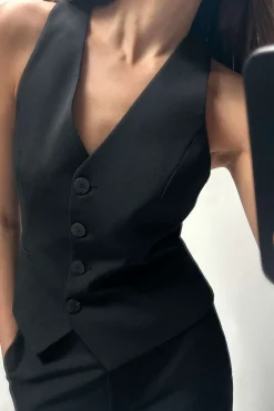 Cut Out Back Vest