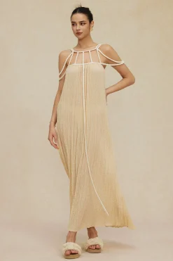 Cut Out Backless Maxi Dress