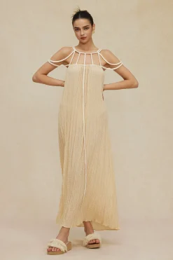 Cut Out Backless Maxi Dress