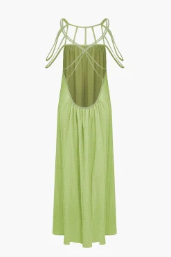 Cut Out Backless Maxi Dress