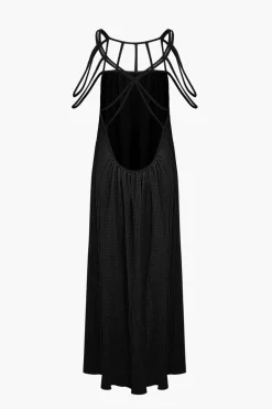 Cut Out Backless Maxi Dress