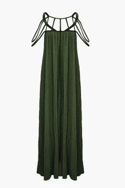 Cut Out Backless Maxi Dress