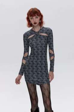 Cut Out Bodycon Mini Dress