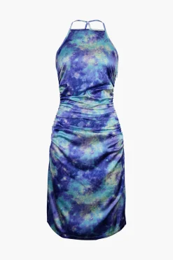 Deep In Outer Space Printed Dress