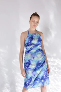 Deep In Outer Space Printed Dress