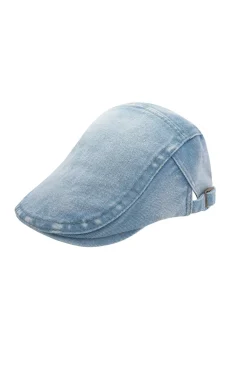 Denim Flat Cap