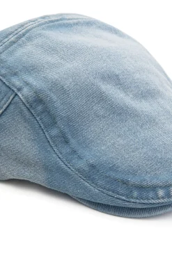 Denim Flat Cap