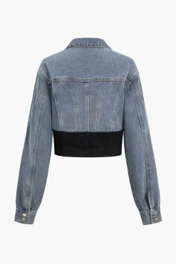 Denim Patchwork Outerwear