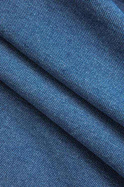 Denim Patchwork Pocket Sweater Cardigan