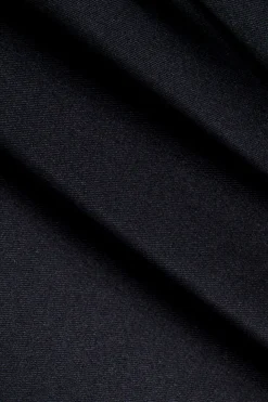 Denim Patchwork Straight Trousers