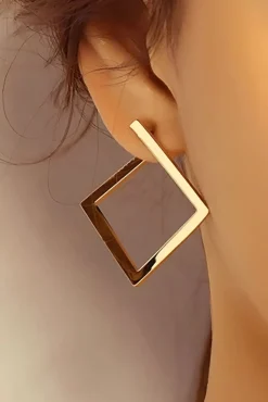 Diamond-Shaped Earrings