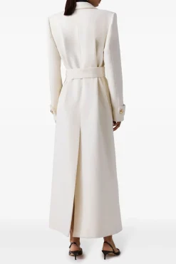 Double-Breasted Belted Coat