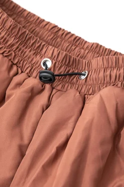 Drawstring Waist Puffer Pants