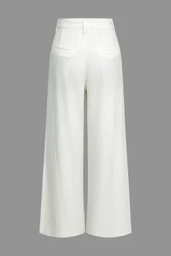 Faded Wide Leg Jeans