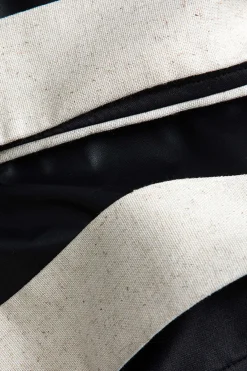 Faux Leather Asymmetrical Patchwork Trousers