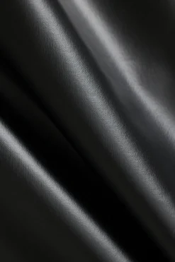 Faux Leather Bodysuit