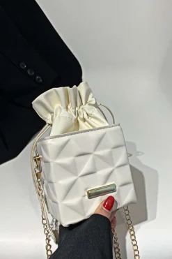 Faux Leather Cross-Body Bag