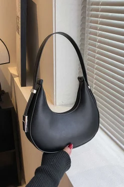 Faux Leather Cross-Body Bag