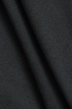 Faux Leather Patchwork Long-Sleeve Top