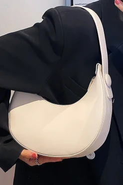 Faux Leather Shoulder Bag