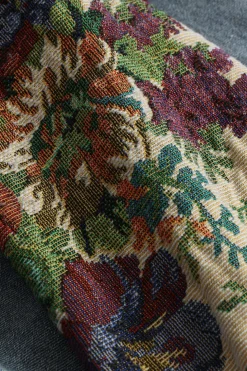 Floral Denim Patchwork Outerwear