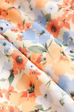 Floral Off The Shoulder Mini Dress
