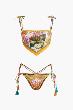 Floral Print Bikini Set
