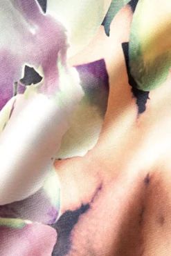 Floral Print Halter Midi Dress